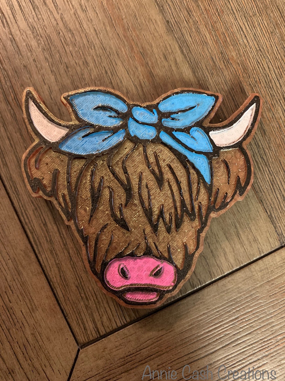 Highland Cow Freshie Cow Air Freshener Freshies Etsy