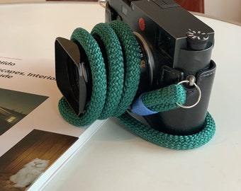 Dark Green Camera Strap