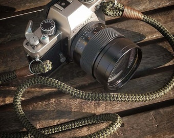 Black-Olive Acrylic Camera Strap