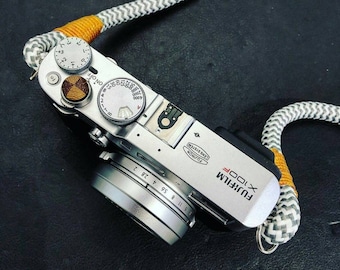 Grey-White Camera Strap