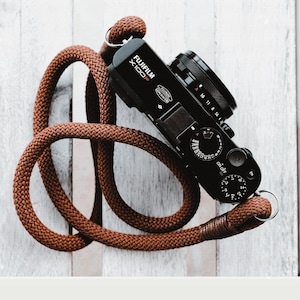 Brown Acrylic Camera Strap
