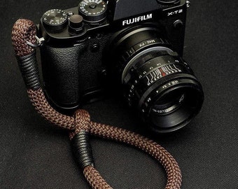 Chocolate Brown Acrylic Camera Strap