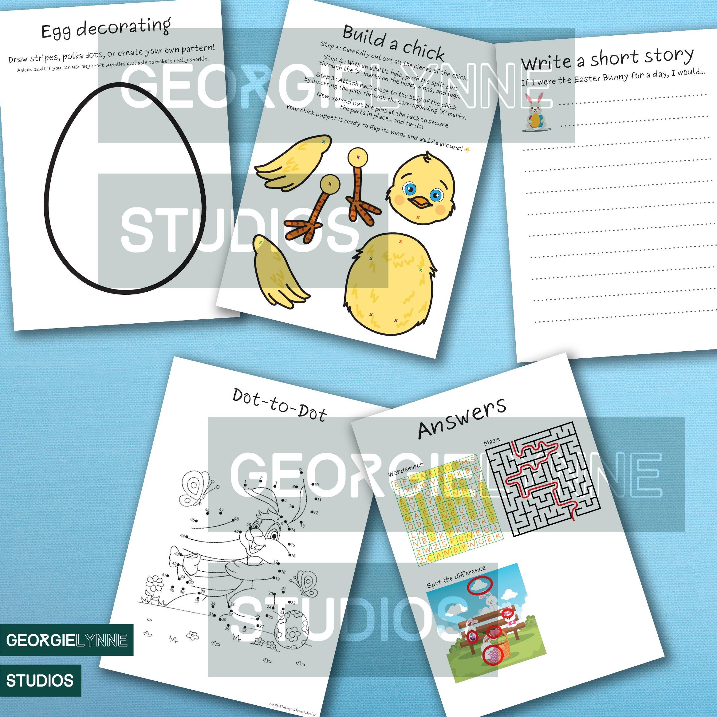Printable Easter Activity Pack for Kids – Fun & Educational Easter ...