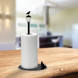 Homgreen Simple Stand Up Paper Towel Holder Countertop – Easy One