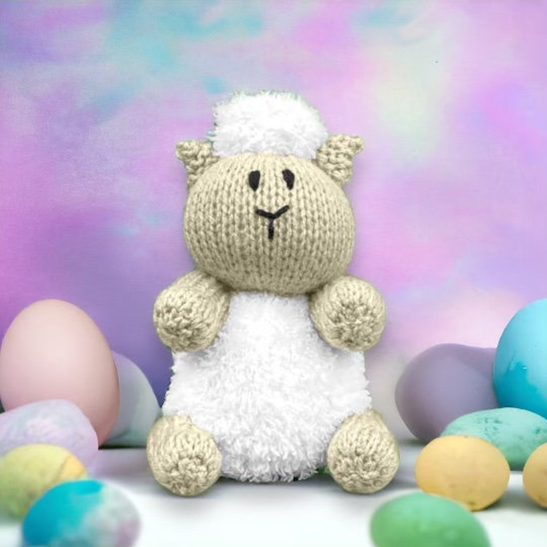 KNITTING PATTERN - Sherbert the Sheep Choc Orange Cover / 15 Cms Easter ...