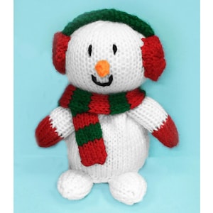 KNITTING PATTERN - Sparkles Snowman Chocolate orange cover / 14cms Christmas toy