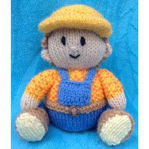 STICKBROTT - Byggare chokladorange överdrag eller 15 cm leksak