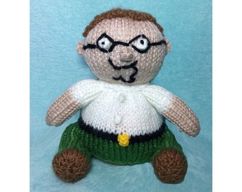 Vintage Family Guy Plushie: Large Peter Griffin Stuffed Doll