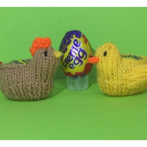 Easter Creme Egg Cover Knitting Pattern Easter Etsy