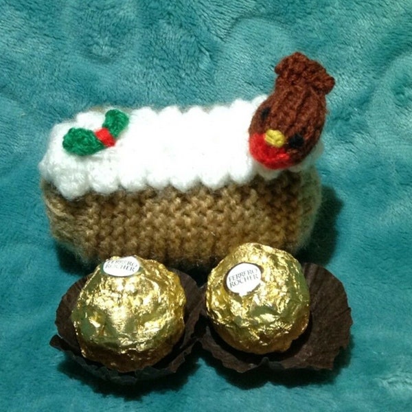 PATRON TRICOT - La couverture en chocolat de la bûche de Noël convient à Ferrero Rocher