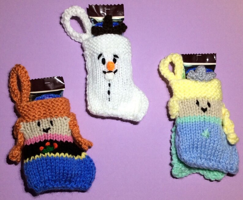 KNITTING PATTERN- Snow Queen Christmas Stocking Decoration - Etsy