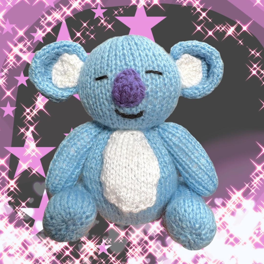 KNITTING PATTERN - Sleepy Koala Inspired Chocolate Orange Cover