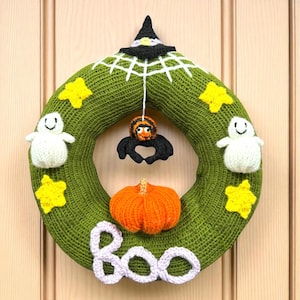 STICKBROTT - Halloweenpumpakranshängande dekoration 26 cm