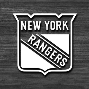  New York Rangers NY Team NHL National Hockey League Sticker  Vinyl Decal Laptop Water Bottle Car Scrapbook (Vintage Individual D) :  Sports & Outdoors