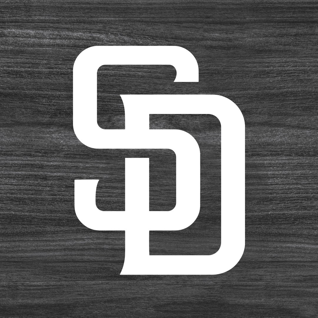 San Diego Padres Decal/sticker Etsy