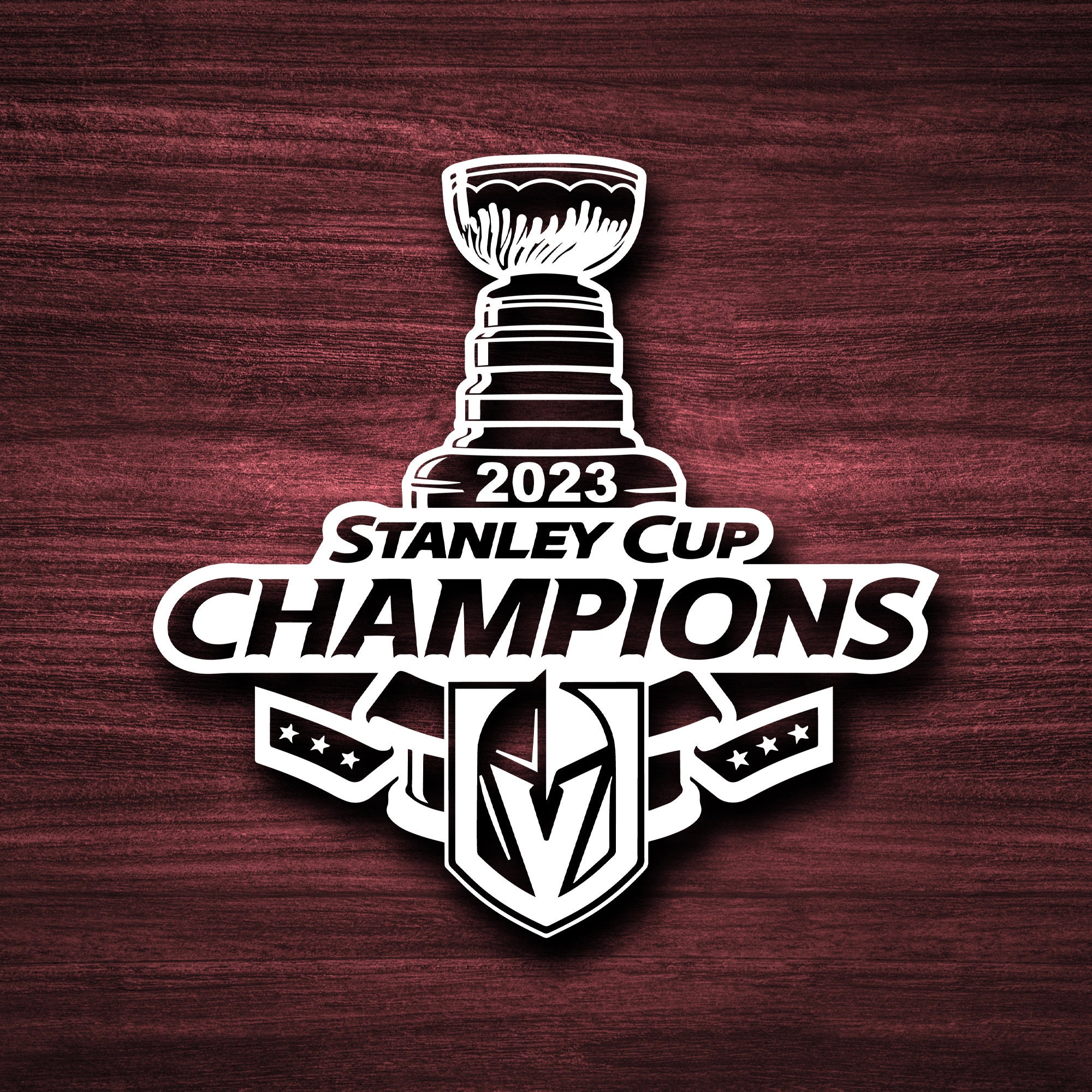 HOT SALE!! Vegas Golden Knights 2023 Stanley Cup Champions Logos