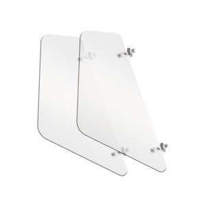 Classic Car Aeroscreens, Universal Fit Side Wind Deflectors, 295mm