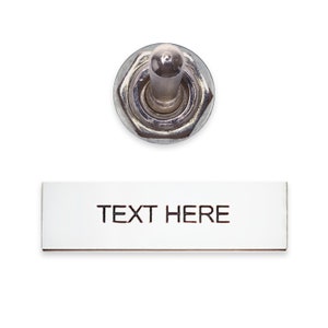 White Vehicle Switch Labels - Quick Organization - Easy Identification Self Adhesive 3m Backing