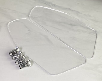 Classic Car Wind Deflectors, Universal Fit Acrylic Screens