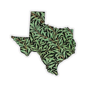 Texas State Sticker • Vintage Pattern Art • Sticker for Laptop, Phone, Journal • US Travel Sticker