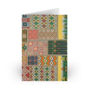 Egyptian Print Blank Greeting card • All Occasion • Vintage Egyptian Print