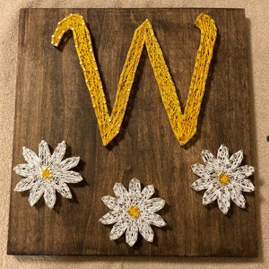 Arte personalizado de cuerda de letras, regalo de bodas, regalo de Navidad, inauguración de la casa