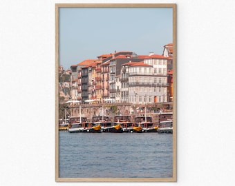 Printable Porto Portugal Wall Art Photography Porto City Fine Art Print Portugal Architecture Travel Print Home Decor Colorful Buildings