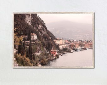 Riva del Garda Printable Fine Art Photography, Garda lake wall art digital download,Italy Garda lake coast house decor
