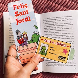 Punt de Llibre Magnètic / Club de Lectura / Sant Jordi imagen 5