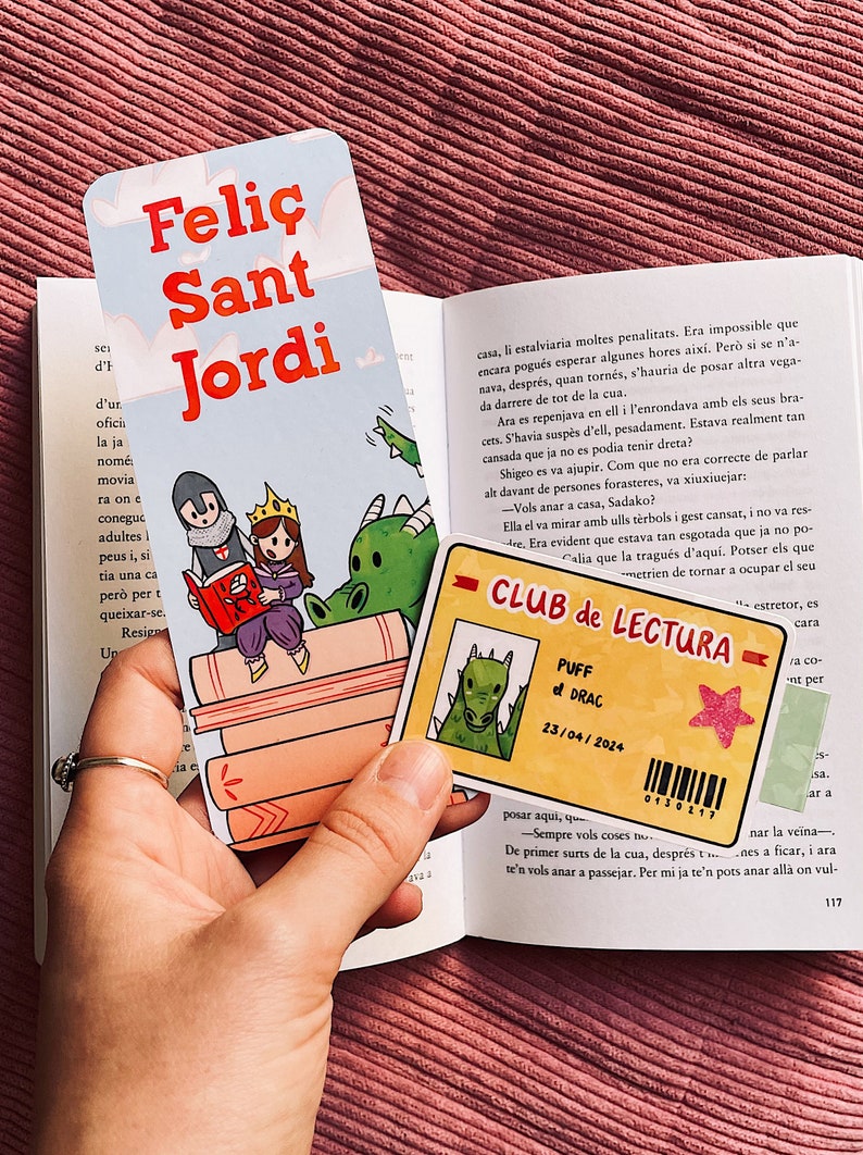 Punt de Llibre Magnètic / Club de Lectura / Sant Jordi imagen 5