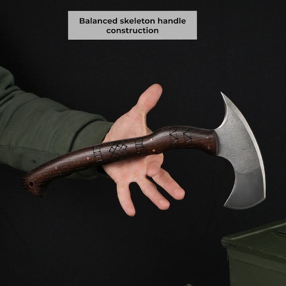 Tactical Tomahawk, Hand Forged Tomahawk, Bushcraft Axe, Throwing