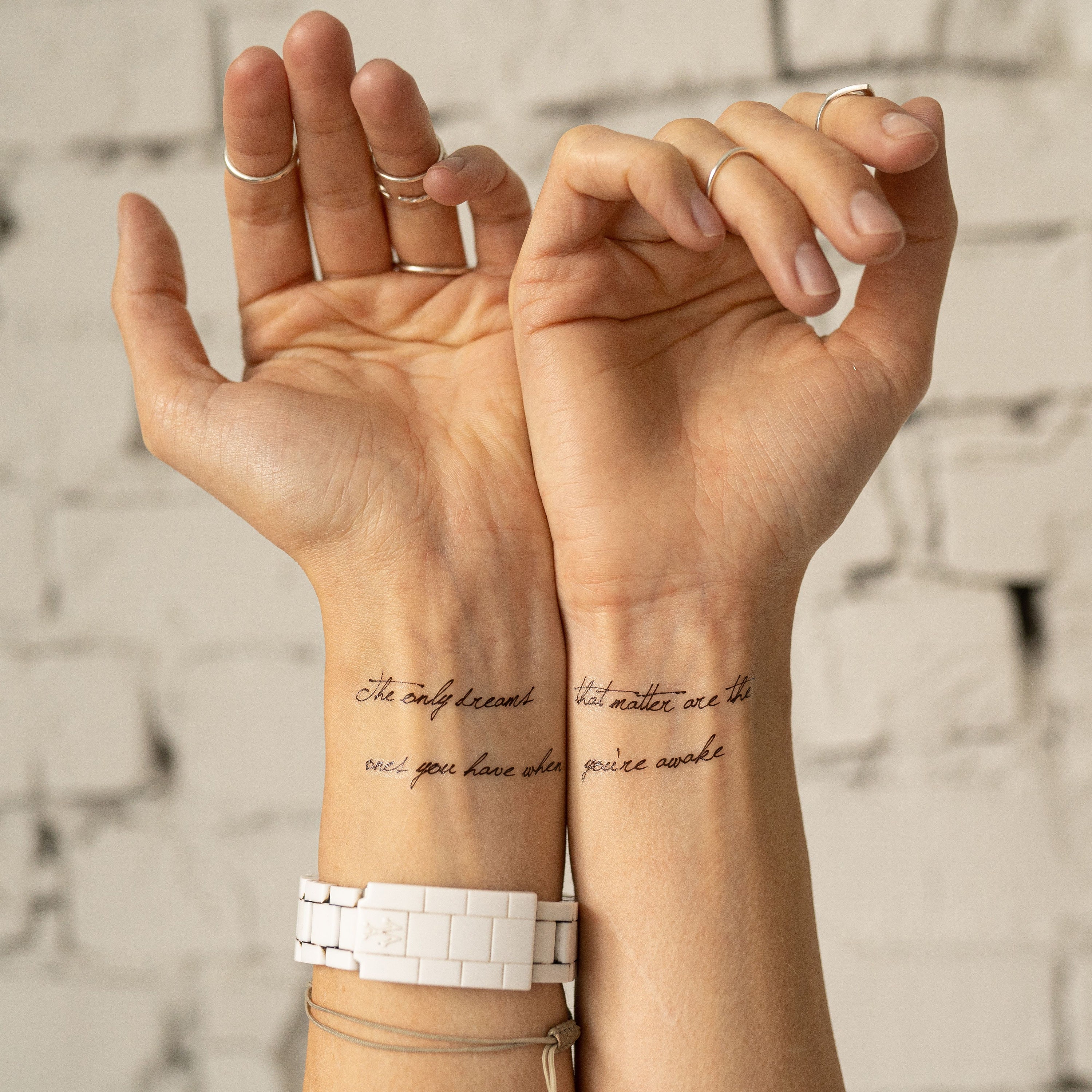 Infinity Temporary Tattoo Temporary Tattoo Women Wrist Long - Etsy