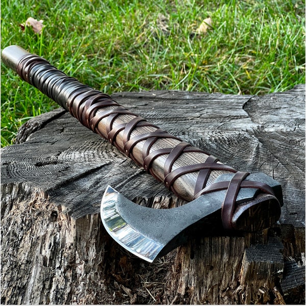 Ragnar Lothbrok axe, Hand forged Ragnar axe, Functional axe, Custom viking axe, Scandinavian axe