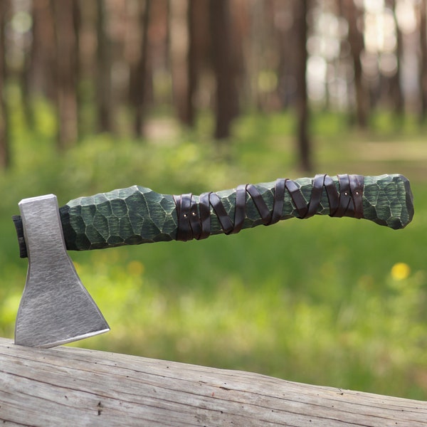 Scandinavian axe, Forged viking axe, Handmade norse axe, Functional axe, Sharp axe, Custom axe viking, Throwing axe trophy, Nordic axe