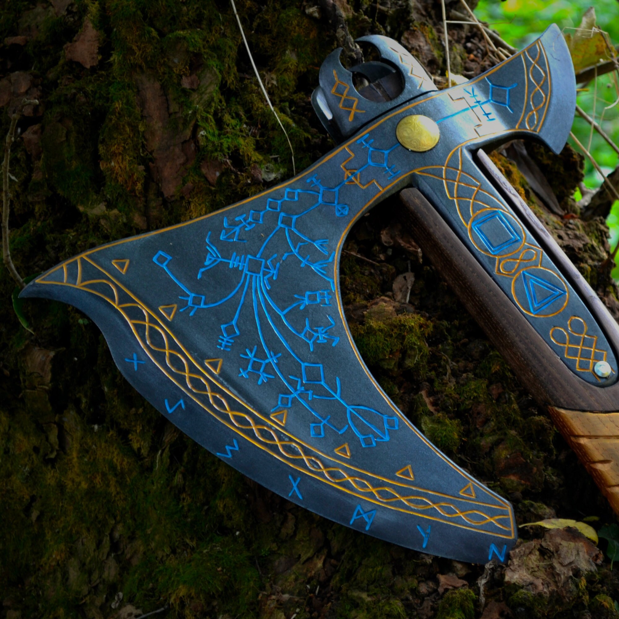 Leviathan Axe, Kratos Axe, Kratos Cosplay Axe, Handmade Viking
