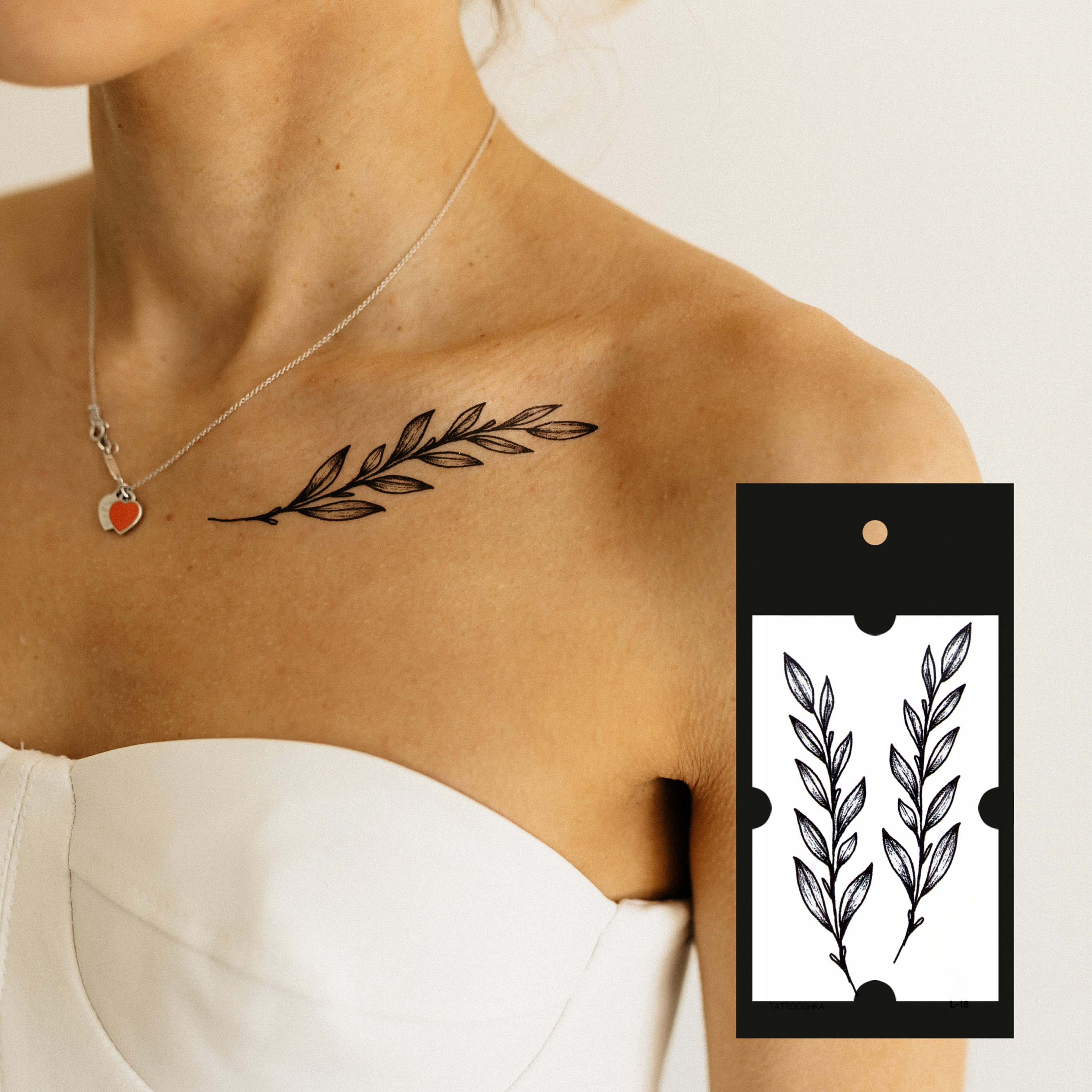 Tatouage Feuille De Laurier Cou Twig tattoo - Etsy France