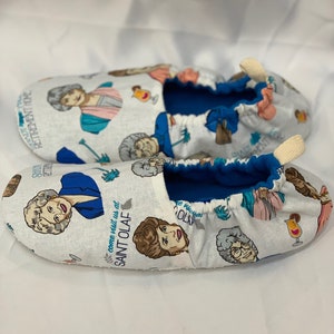 Golden Girls Betty White Soft Sole Slipper Socks