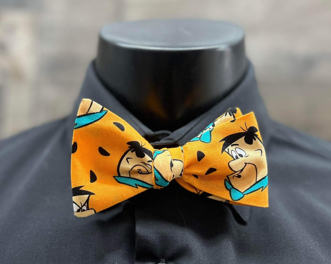 The Flintstones Fred Flintstone Adjustable Bow Tie Bow Tie Etsy