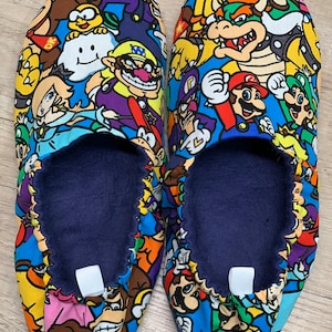 Nintendo slippers best sale