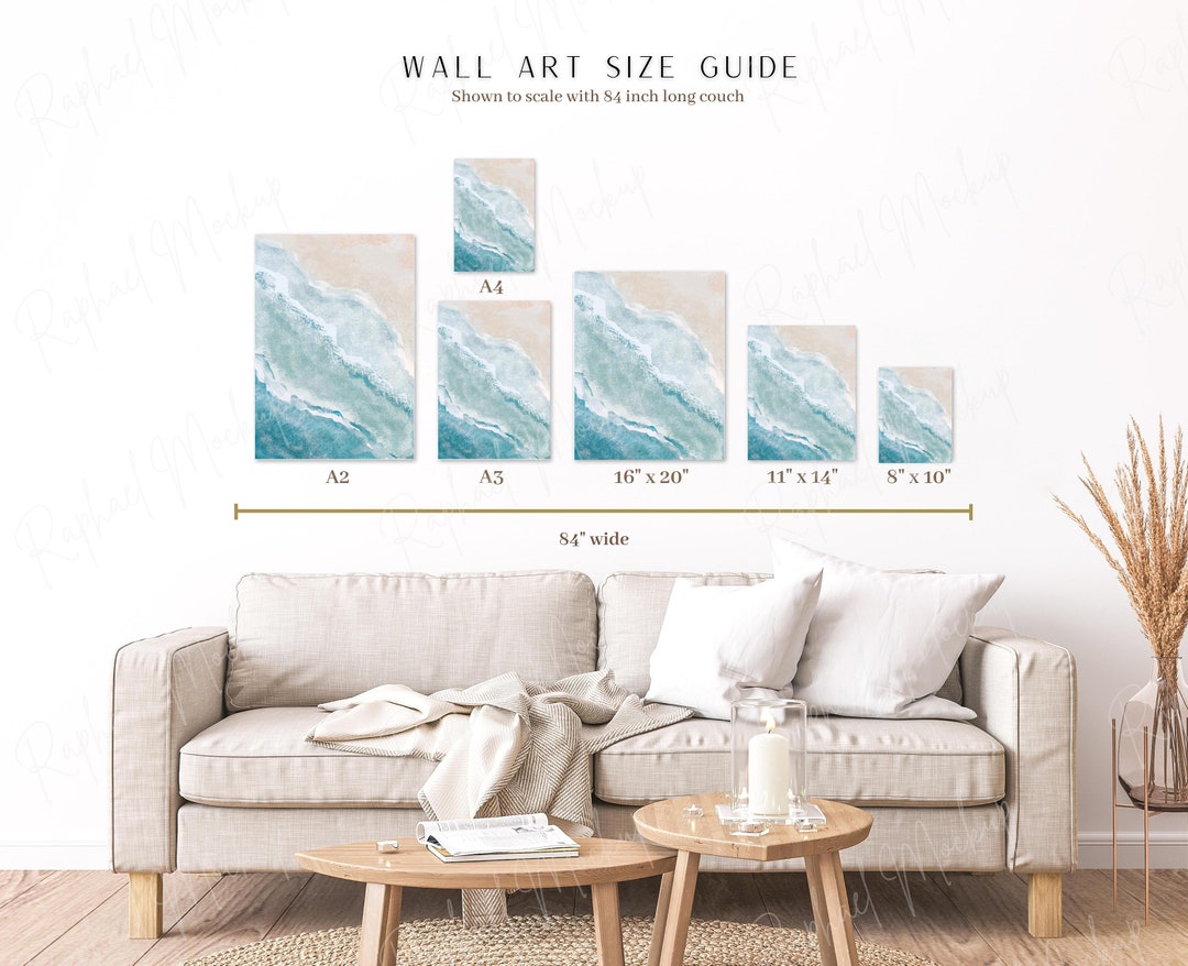 Wall Art Size Guide Frame Size Guide Print Size Guide - Etsy