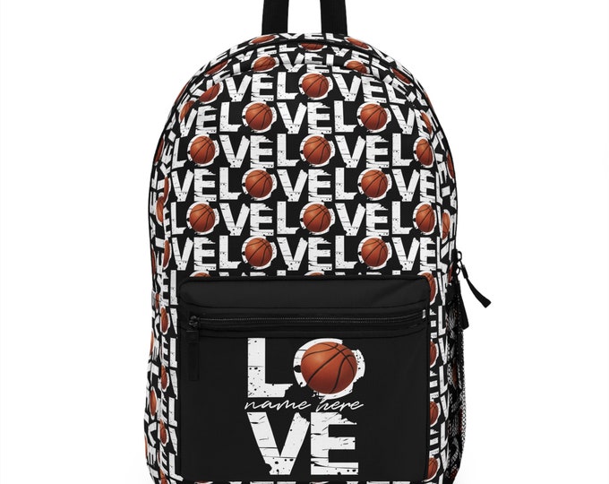 Personalized Basketball Backpack, custom bag, school bag, travel bag, backpack