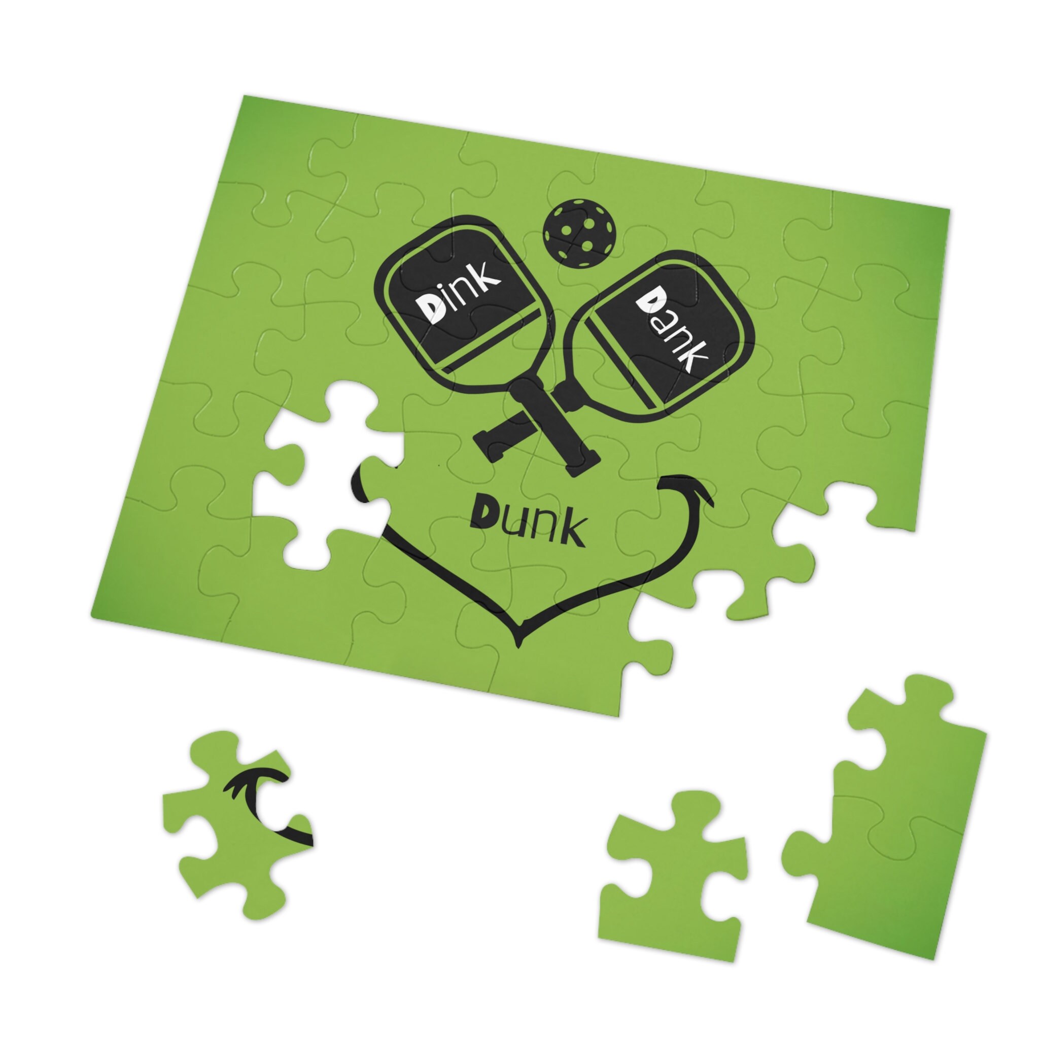 Pickleball Grinch Jigsaw Puzzle Custom Puzzle Puzzle Box Etsy
