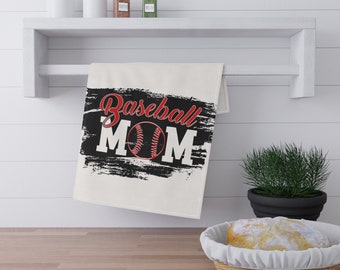 Asciugamano da cucina mamma baseball, asciugamano personalizzato, canovaccio, regali per la casa, decorazioni per la casa, cucina