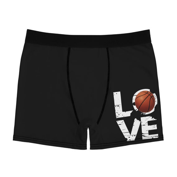 Basketball Men's Boxer Briefs, Men's Underwear, Briefs, Gift for Him, Men's  Apparel 