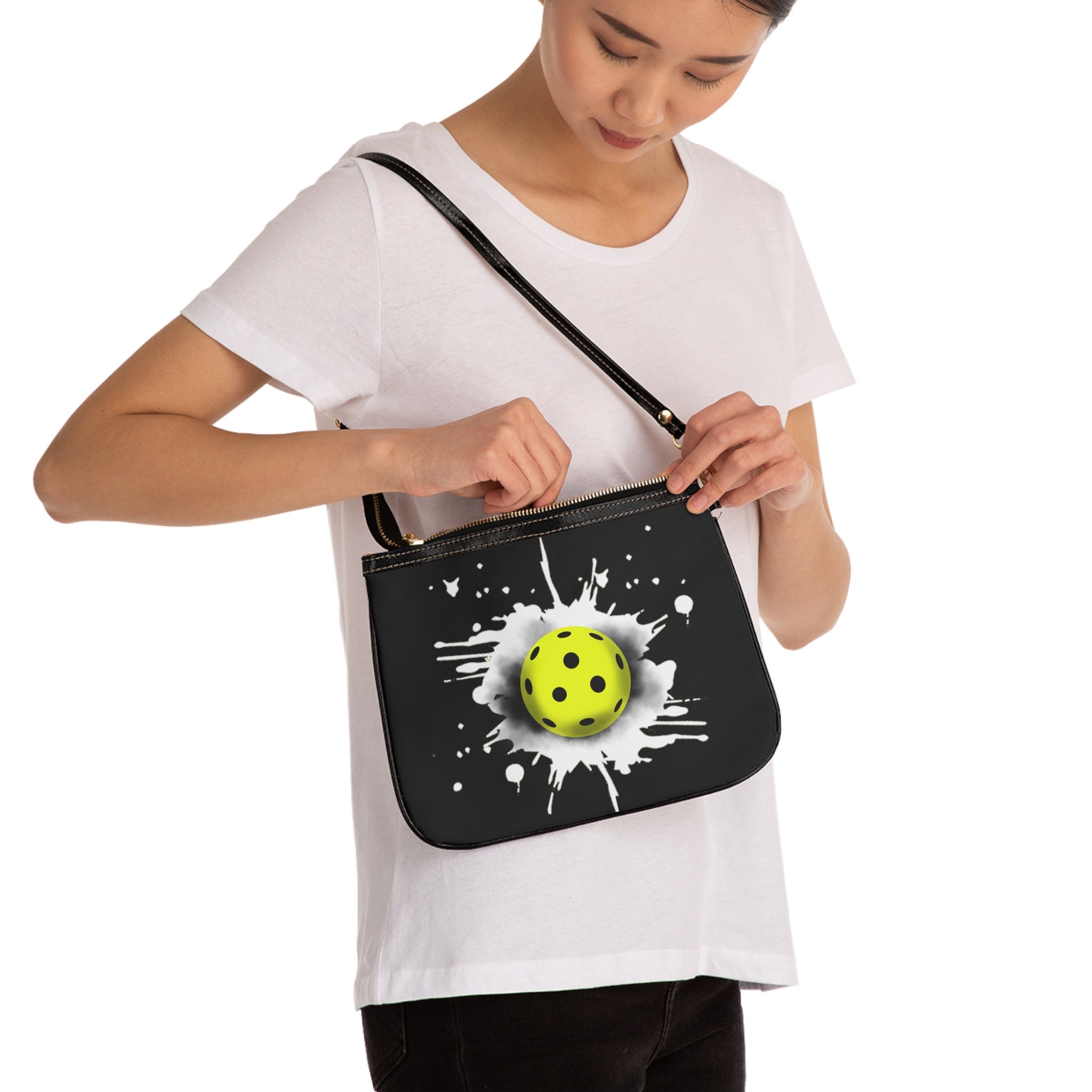 Pickleball Small Shoulder Bag Custom Bag Purse Custom Etsy