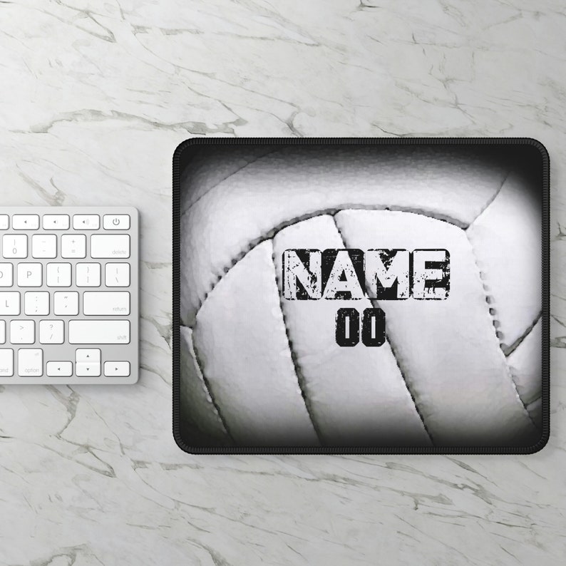 Personalized Volleyball Gaming Mouse Pad Gaming Gift Gamer Etsy