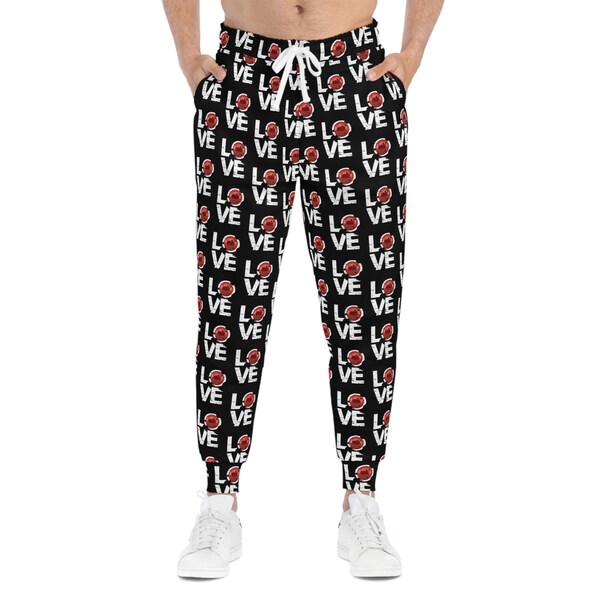 Bowling Athletic Joggers, sweatpants, athletics pants, custom pants, unisex apparel, lounge pants