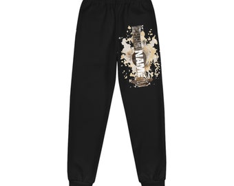 Personalized Guitar Youth Joggers, children's sweatpants, youth sweatpants, kids pants