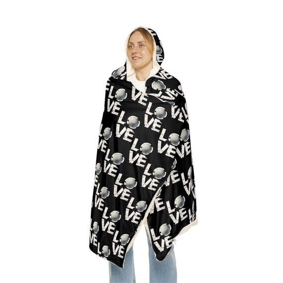 Volleyball Snuggle Blanket Hooded Blanket Throw Blanket Soft