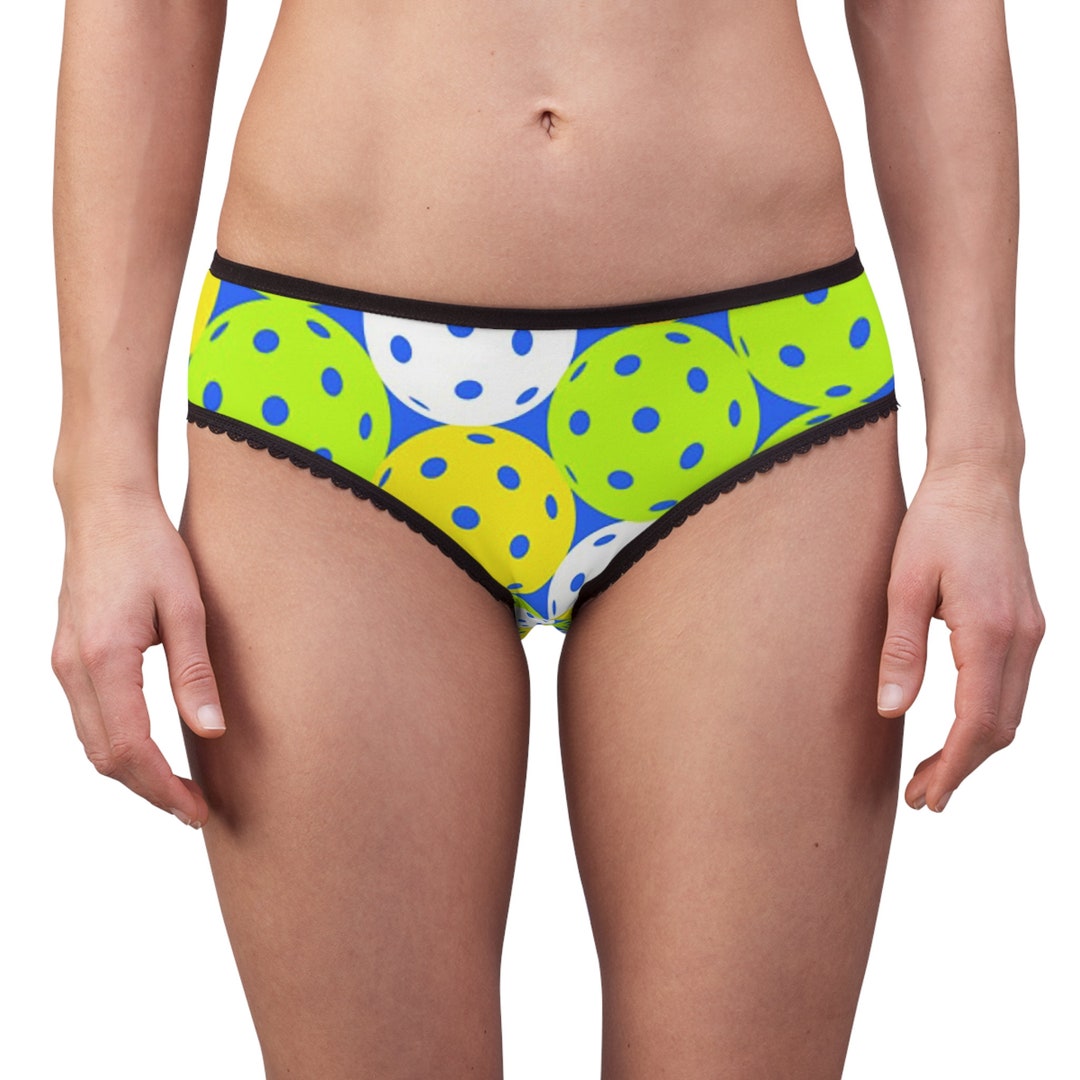 Pickleball Women's Briefs Custom Underwear Custom Etsy